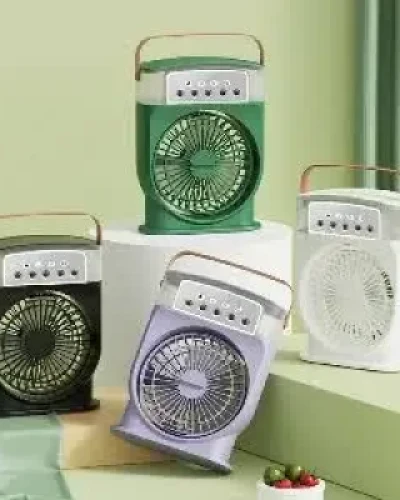 🌀 Disnie রিচার্জেবল মিনি মিস্ট এয়ার কুলার ফ্যান