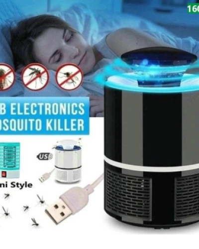 LED ইলেকট্রনিক মশা নিধন লাইট – ৩৬০° আকর্ষণ, USB পাওয়ার, রাসায়নিকমুক্ত