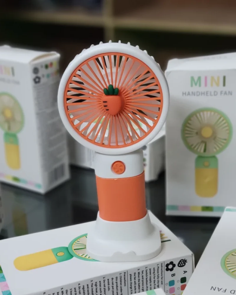 Mini Handheld Rechargeable Fan 🍉🐱