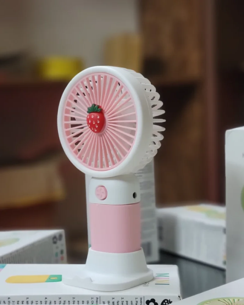 Mini Handheld Rechargeable Fan 🍉🐱